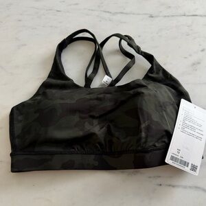 lululemon athletica Camo Energy Bra NWT